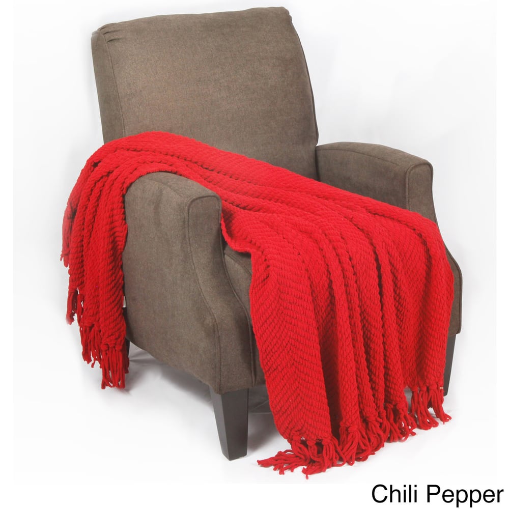 Knitted Tweed Couch Throw