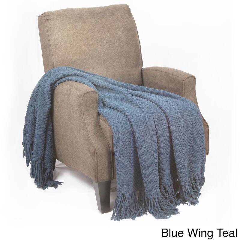 Knitted Tweed Couch Throw