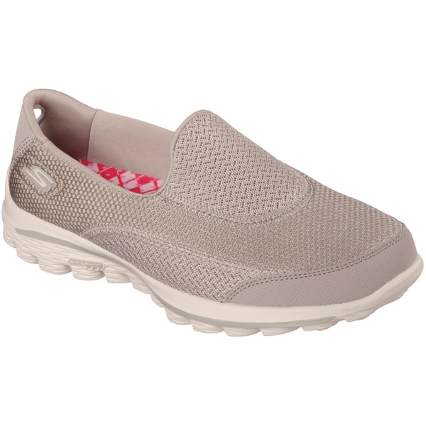 skechers go walk 2 beige