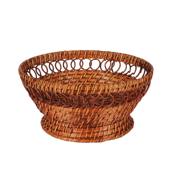 Caribbean Joe Rattan Pedestal Bowl Free Shipping On Orders Over 45