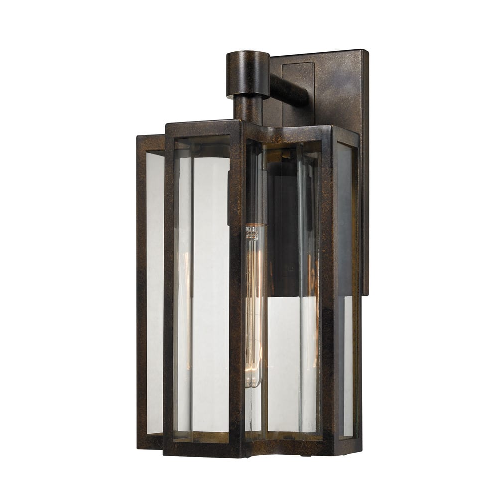 Elk Home Bianca Hazelnut Bronze With Clear Glass 1 Light Wall Sconce