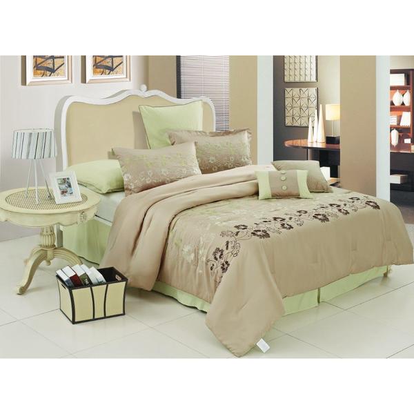 Verde Floral 8-piece Comforter Set