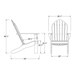 Cambridge Casual Alston Adirondack Chair - Thumbnail 4
