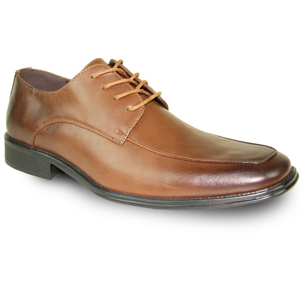 BRAVO Men Dress Shoe MILANO-2 Oxford Brown