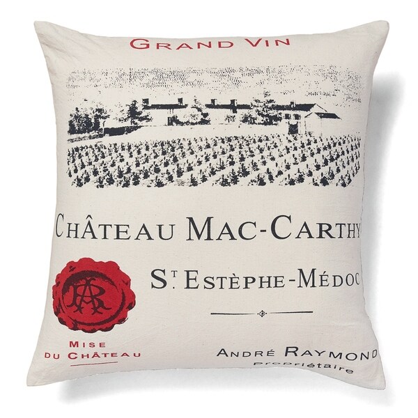 Cottage Home Chateau Mac-Carthy Cotton 20 Inch Throw Pillow