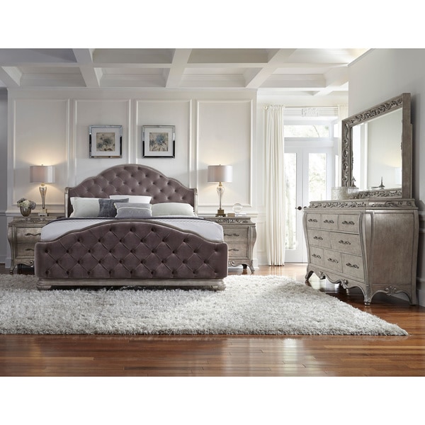 Shop Anastasia 6-piece King-size Bedroom Set - On Sale ...