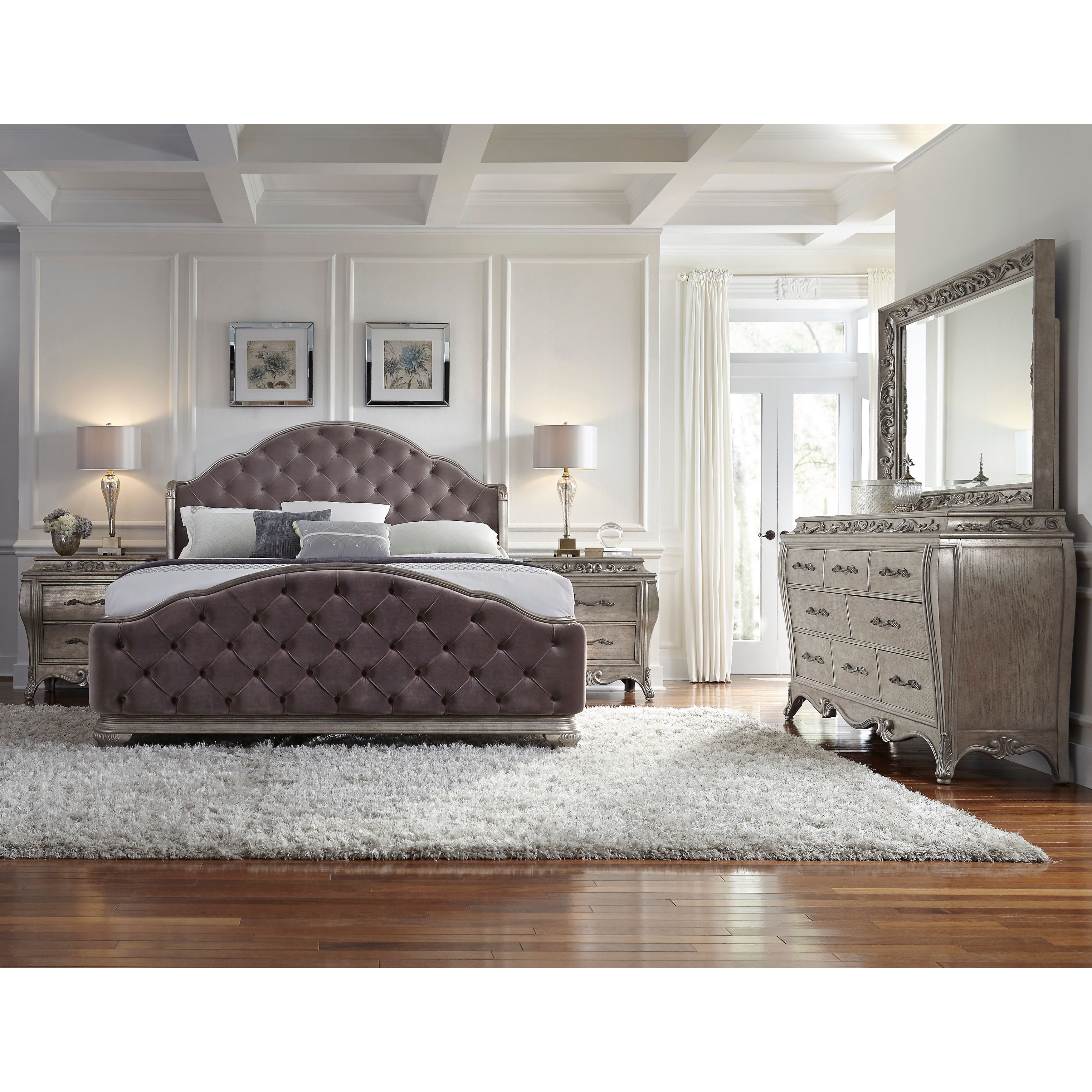 Anastasia 6-piece King-size Bedroom Set