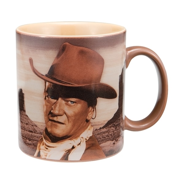 Shop John Wayne "A Mans Gotta Do" 12oz Ceramic Coffee Mug - Free ...