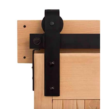 Rustica Hardware Flat Track Industrial Barn Door Hardware