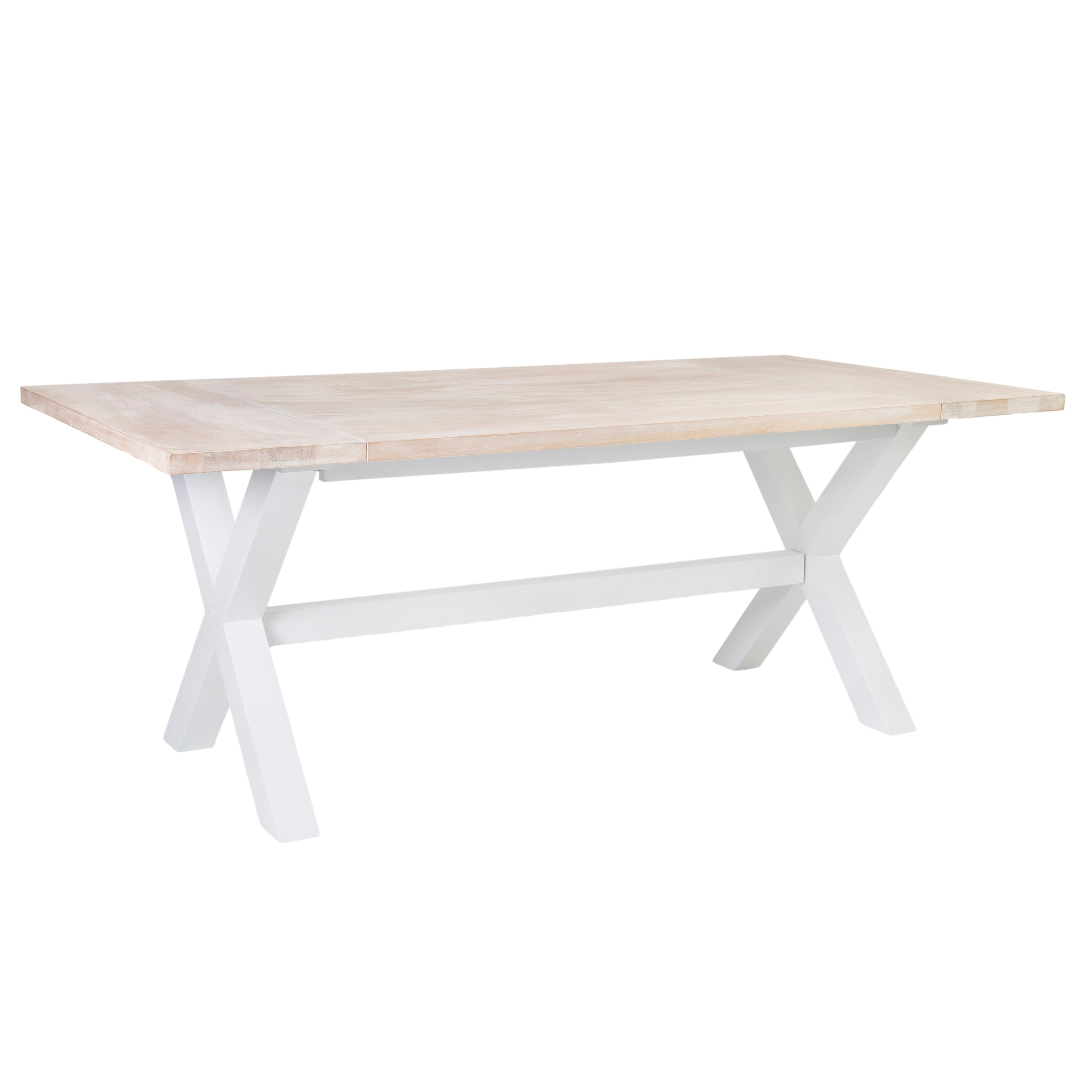 Shop Black Friday Deals On East At Main S The Albany Wooden Cross Base Dining Table Overstock 11458675