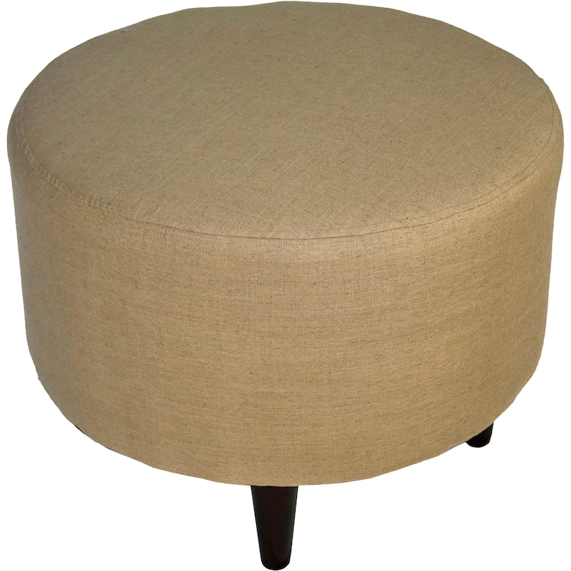 Sophia Allure Round Upholstered Ottoman