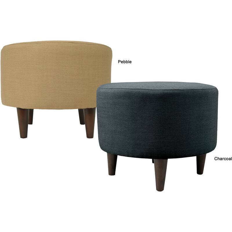 Sophia Allure Round Upholstered Ottoman