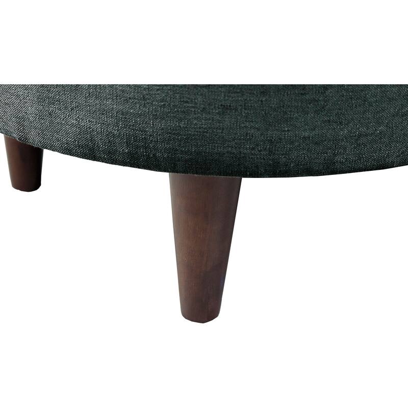 Sophia Allure Round Upholstered Ottoman