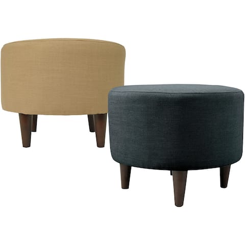 Sophia Allure Round Upholstered Ottoman