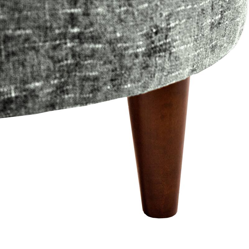 Sophia Atlas Round Upholstered Ottoman