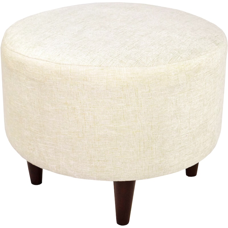 Sophia Atlas Round Upholstered Ottoman