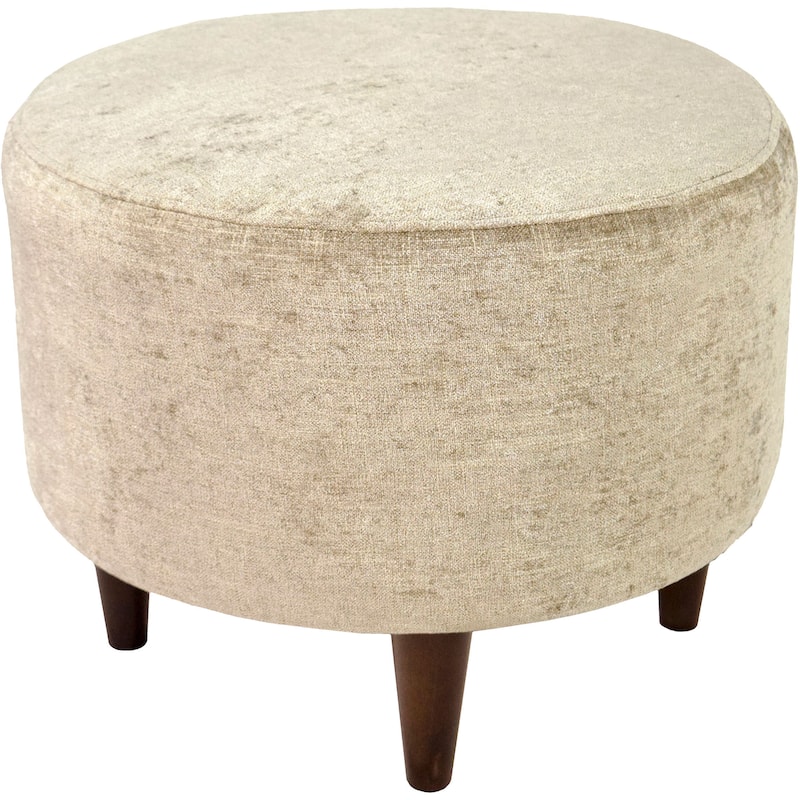 Sophia Atlas Round Upholstered Ottoman