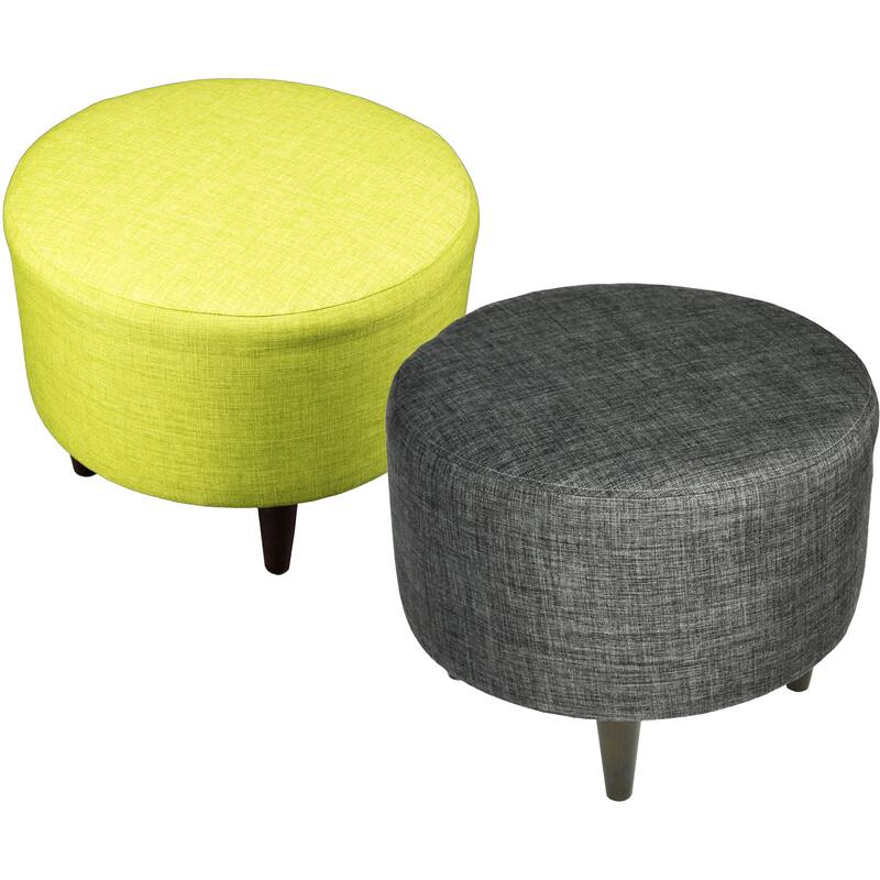 Sophia Bennett Round Upholstered Ottoman