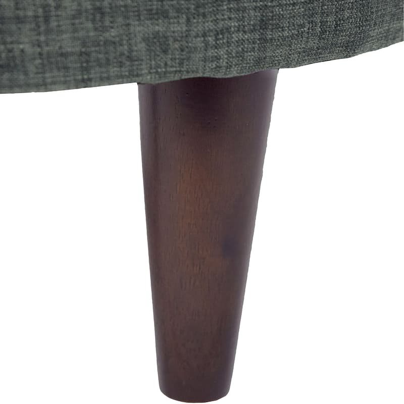 Sophia Bennett Round Upholstered Ottoman