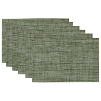Grey Tonal Tweed Placemats (Set of 6)