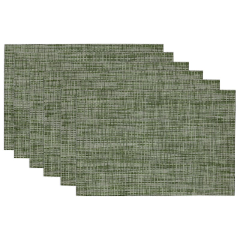 Grey Tonal Tweed Placemats (Set of 6)