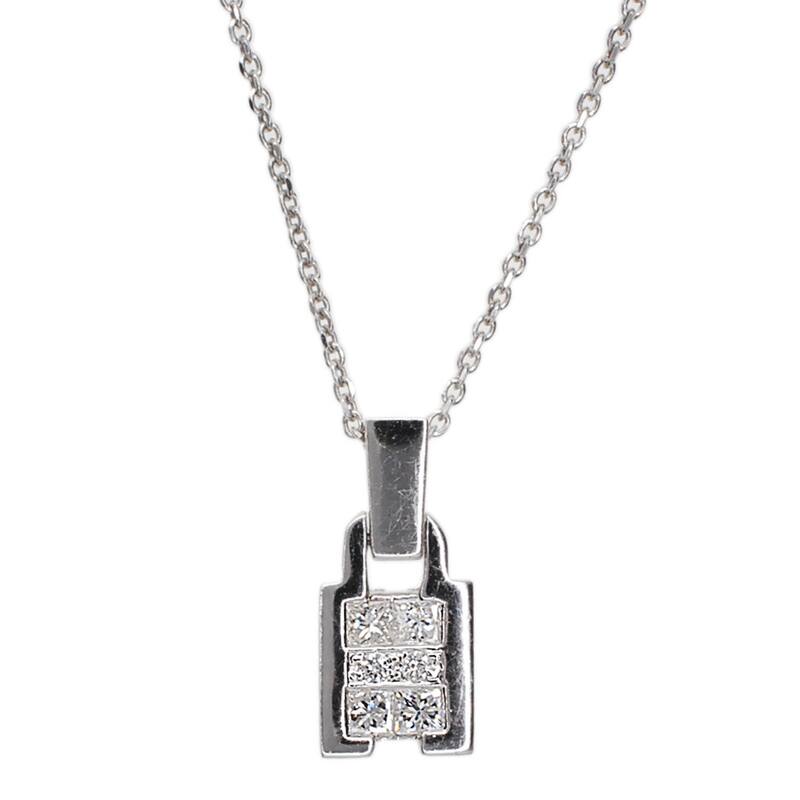 Kabella 18k White Gold 1/3ct TDW Diamond Pendant