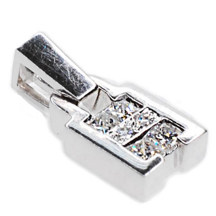 Kabella 18k White Gold 1/3ct TDW Diamond Pendant