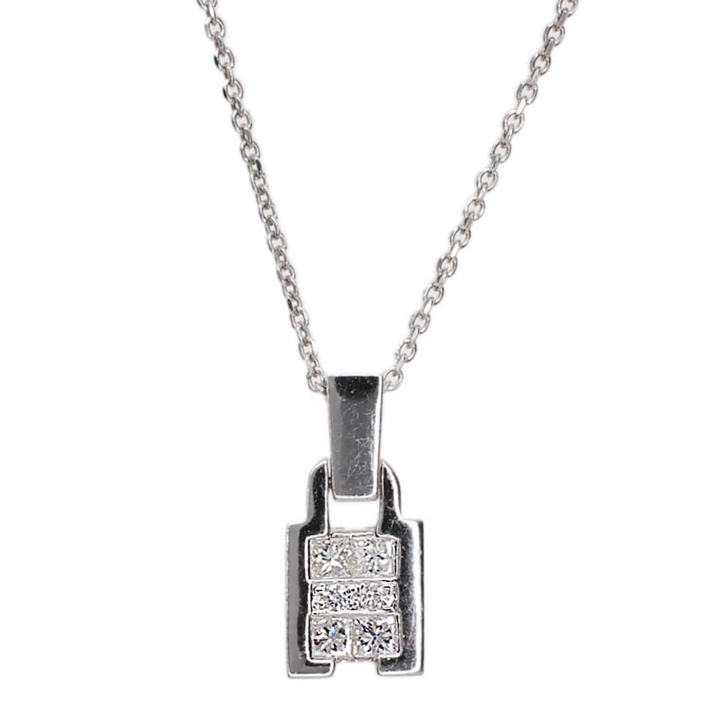 Kabella 18k White Gold 1/3ct TDW Diamond Pendant