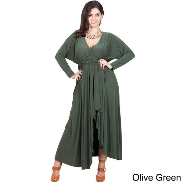 rose gold dress maxi The Glint Rose Gold Ruched Chiffon Long Maxi Dress XL / US 10-12