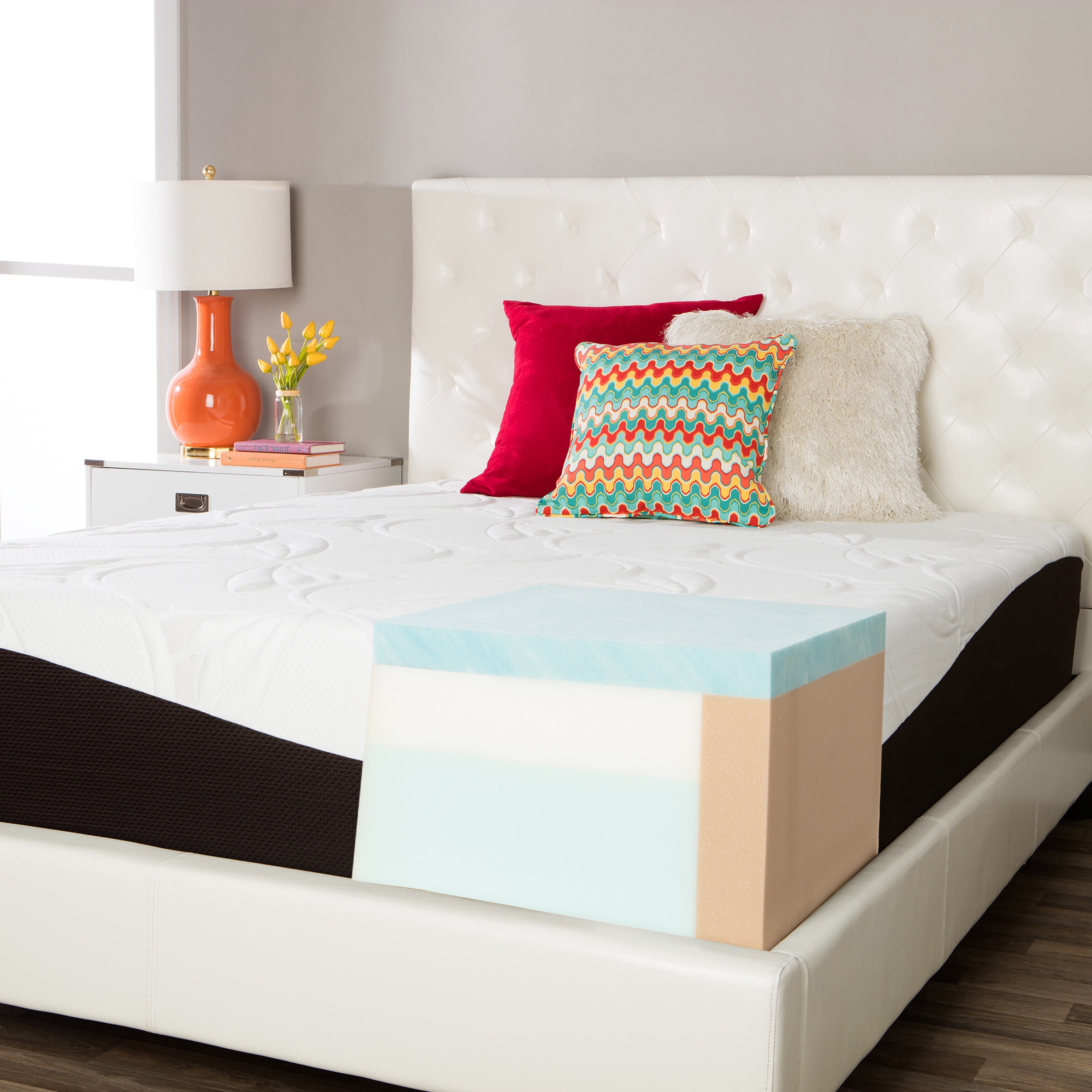 beautyrest 14 gel memory foam mattress