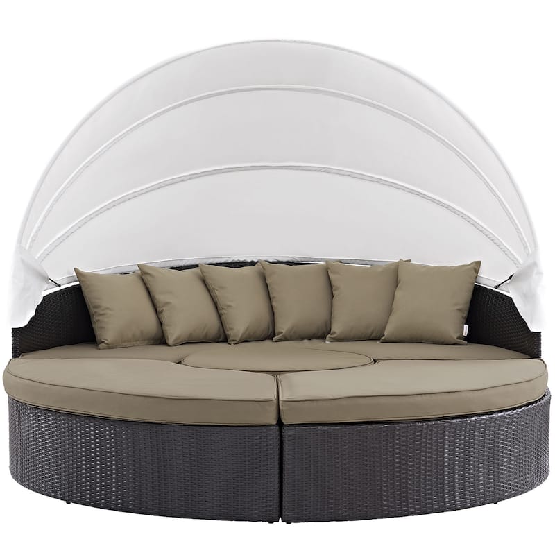 Convene 86-inch Canopy Outdoor Patio Daybed