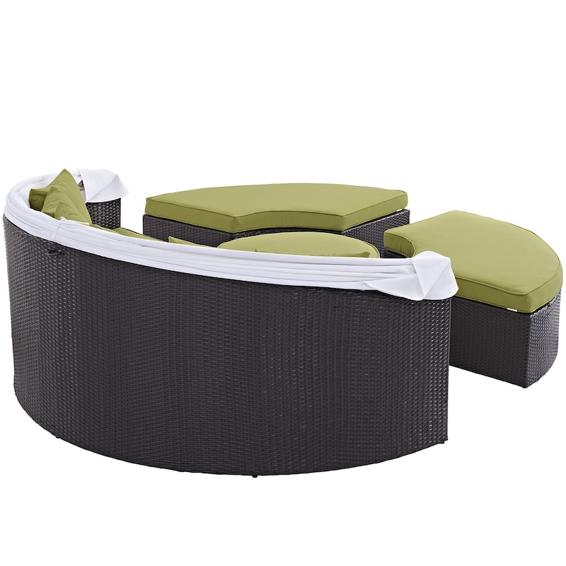 Convene 86-inch Canopy Outdoor Patio Daybed