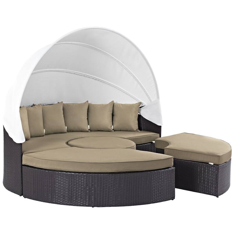 Convene 86-inch Canopy Outdoor Patio Daybed