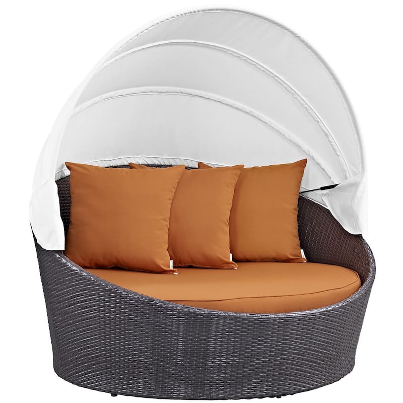 Convene 63-inch Canopy Outdoor Patio Daybed