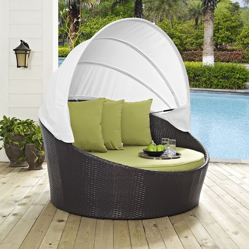 Convene 63-inch Canopy Outdoor Patio Daybed