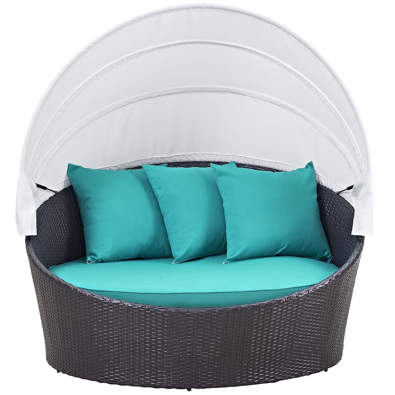 Convene 63-inch Canopy Outdoor Patio Daybed