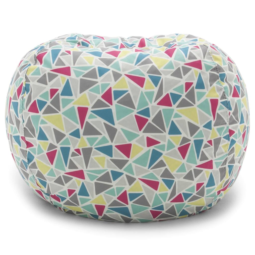 BeanSack Triangles Print Bean Bag Chair