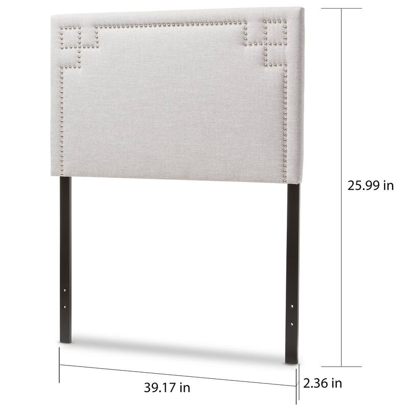 Taylor & Olive Dovetail Modern and Contemporary Twin-size Fabric Upholstered Headboard