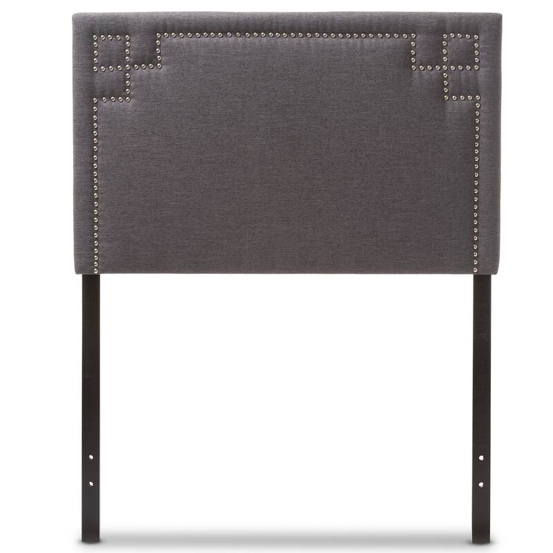 Taylor & Olive Dovetail Modern and Contemporary Twin-size Fabric Upholstered Headboard - Polyester/Fabric - Grey