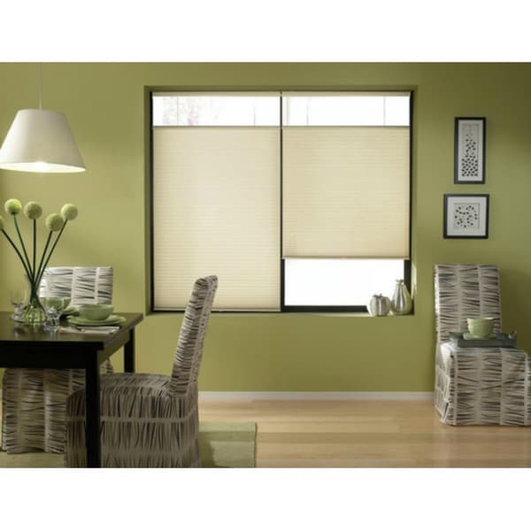 First Rate Blinds Daylight 26 to 26.5-inch Wide Cordless Top Down Bottom Up Cellular Shades. Opens flyout.