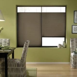 Decor Avenue Custom Cordless 31 1//2 x 54 to 60 Chocolate Top Down Bottom Up Light Filtering Cellular Shade Inside Mount