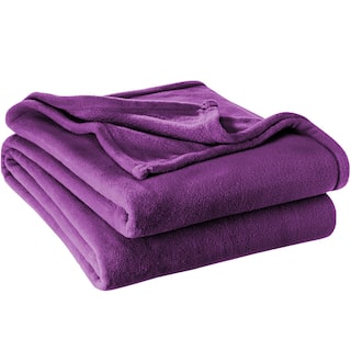 Purple Blankets Throws Our Best Bedding Bath Deals Online Premium Luxury Ultra Soft Microplush Bed Blanket