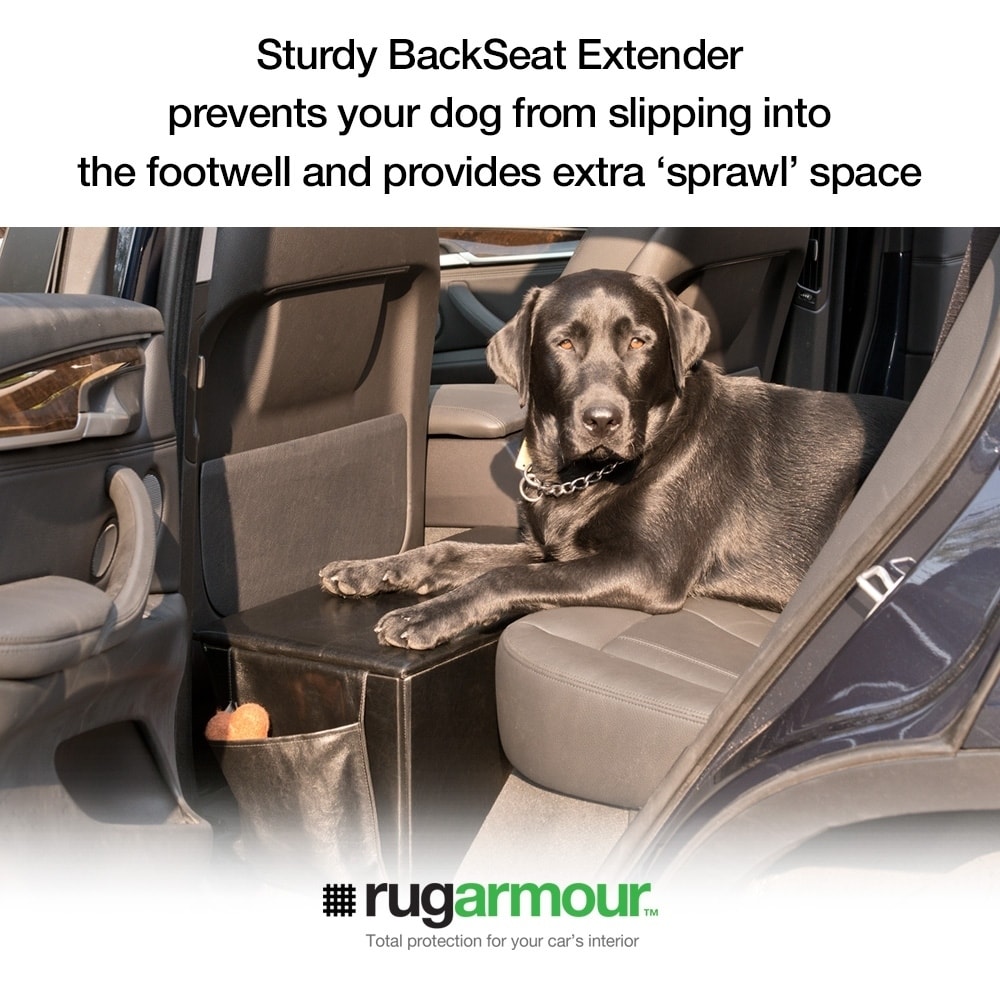 Dog Backseat Extender with Storage