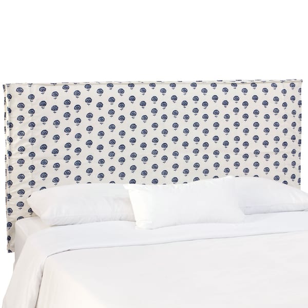 Skyline Furniture Hand Flora Indigo Slipcover Headboard - Bed Bath ...