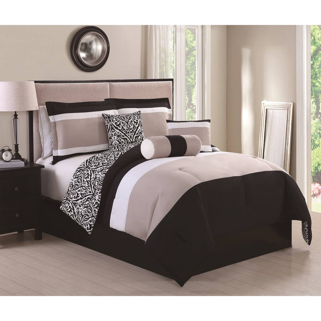 Amelina Reversible 6-piece Comforter Set