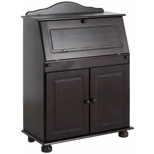 Shop Mette Solid Pine Secretary Desk Overstock 11468148
