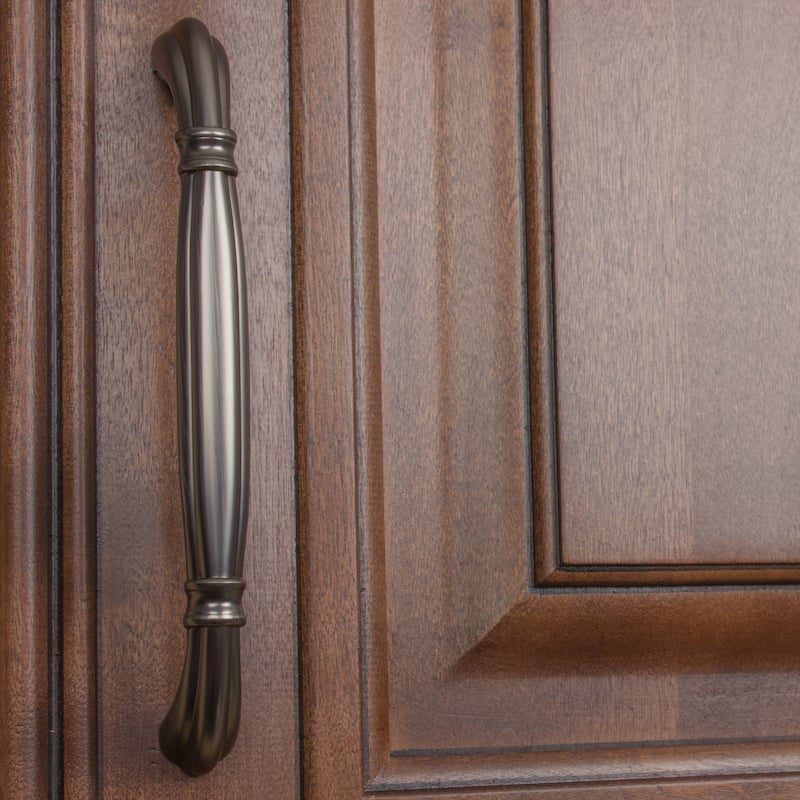 GlideRite 5-inch CC Brushed Black Nickel Victorian Cabinet Pulls (Pack of 10 or 25)