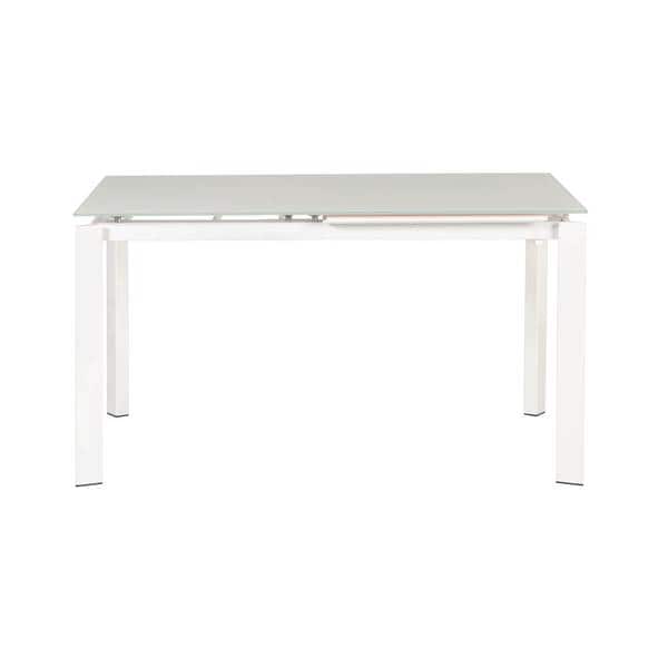 Modern Life Hale White Extension Dining Table Free Shipping Modern Life Hale White Extension Dining Table