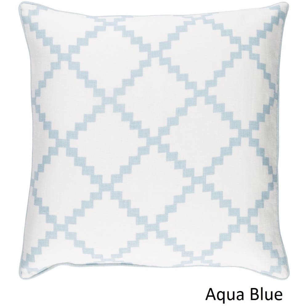 Decorative Gish 22-inch Poly or Feather Down Filled Pillow