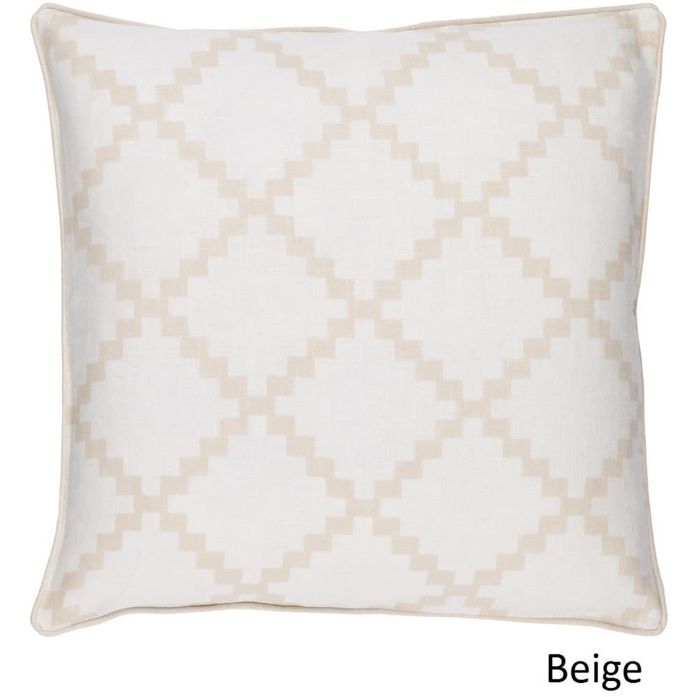 Decorative Gish 22-inch Poly or Feather Down Filled Pillow